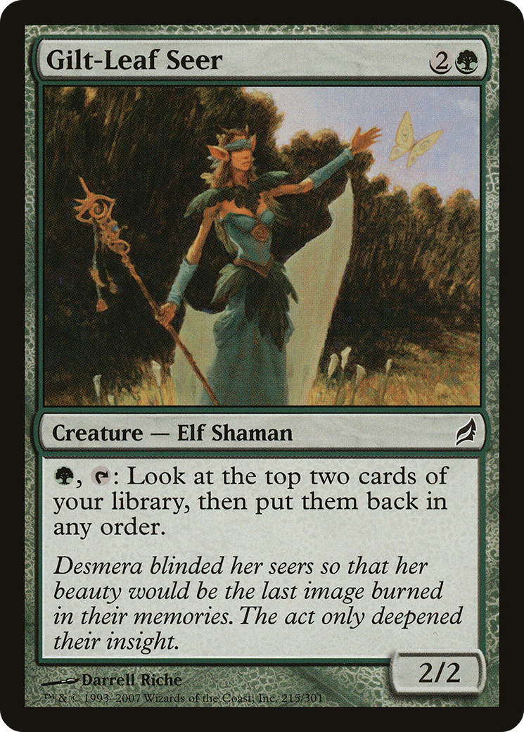 Gilt-Leaf Seer [Lorwyn] Foil