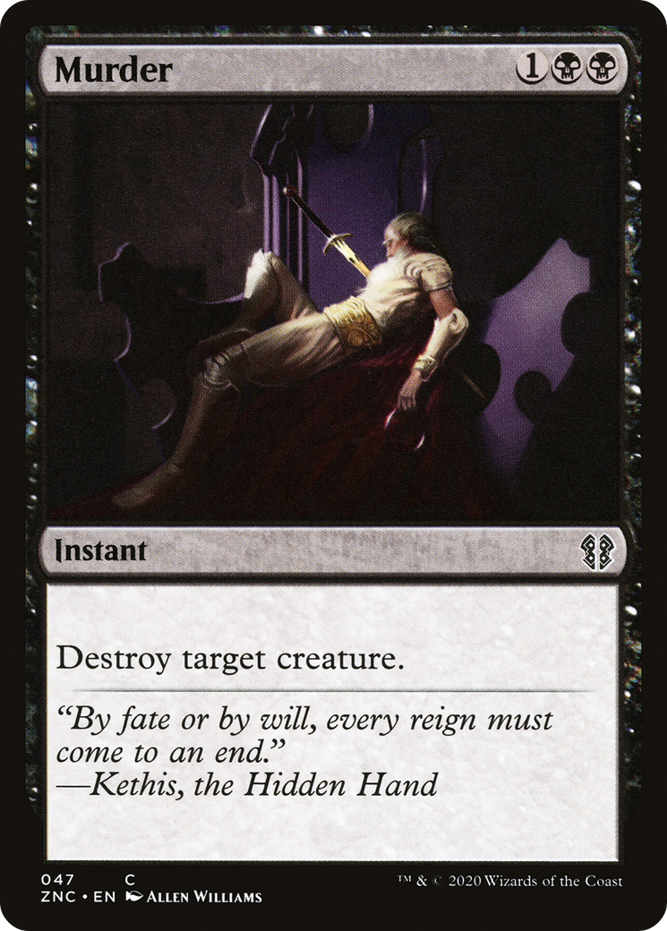 Murder [Zendikar Rising Commander]
