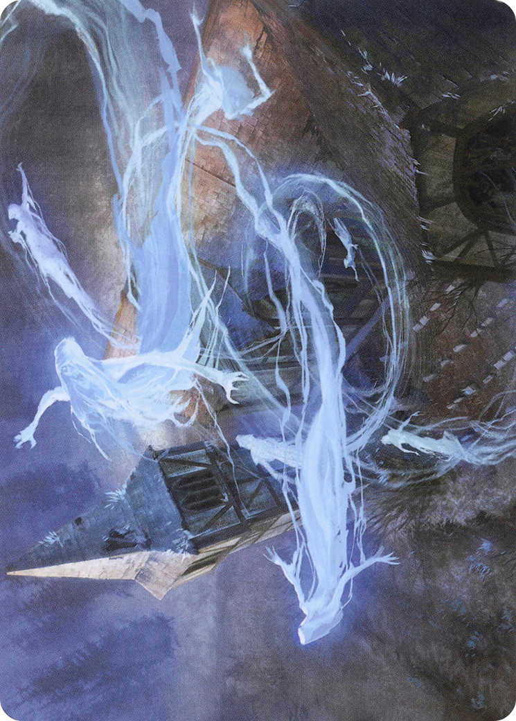 Hallowed Haunting // Hallowed Haunting (AVOW-012) - Crimson Vow Art Series (Borderless) Foil