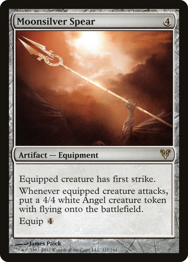 Moonsilver Spear [Avacyn Restored] Foil
