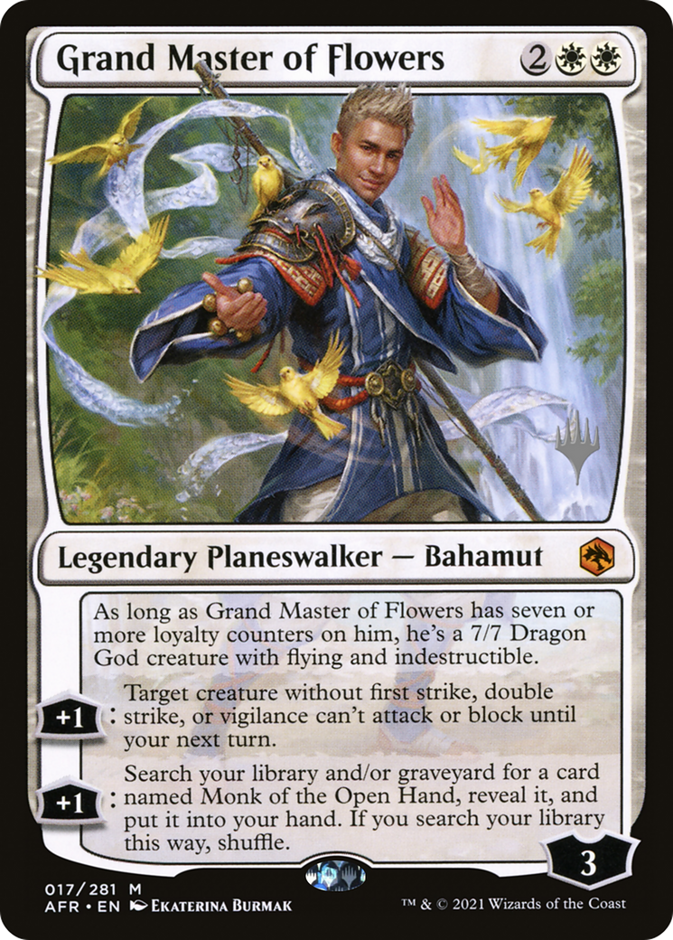 Grand Master of Flowers (Promo Pack) [Dungeons & Dragons: Adventures in the Forgotten Realms Promos] Foil