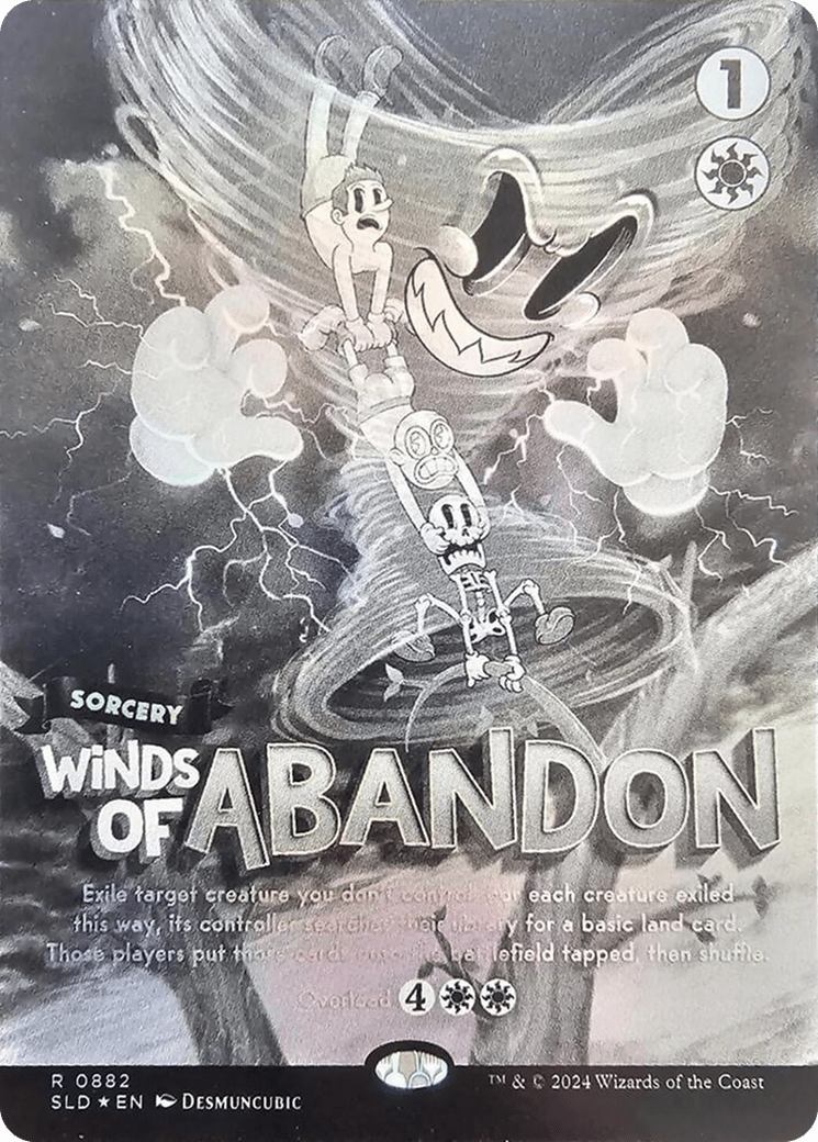 Winds of Abandon (Black & White Foil) (882) [Secret Lair Drop Series]  Foil