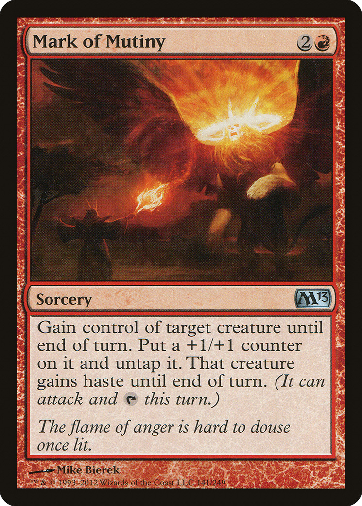 Mark of Mutiny [Magic 2013] Foil