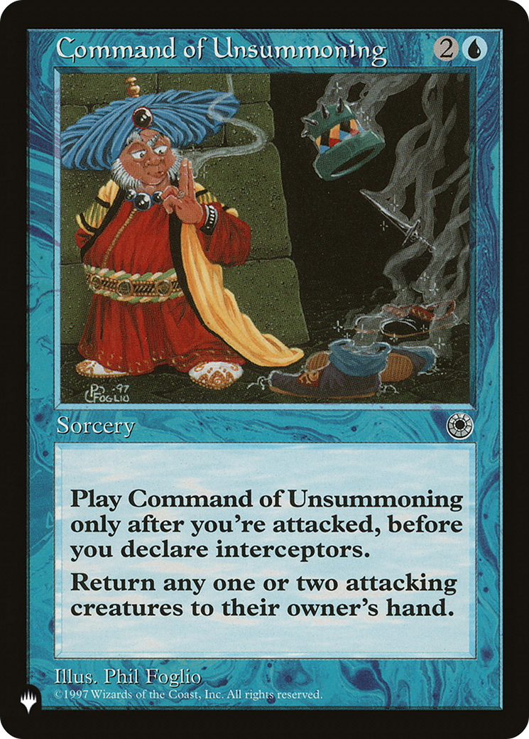 Command of Unsummoning |  (POR-48) [The List]