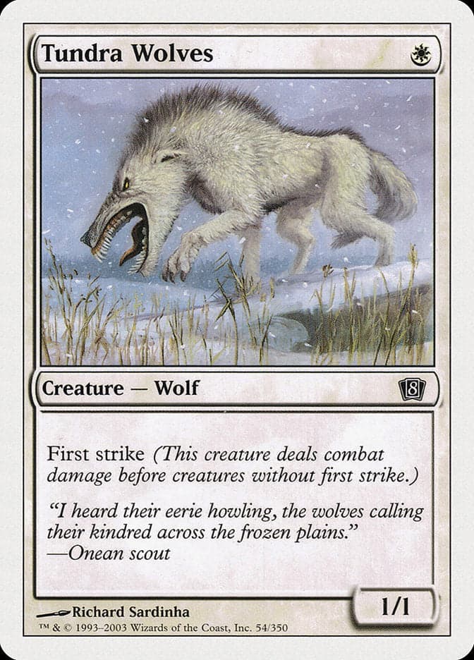Tundra Wolves [Eighth Edition] Foil