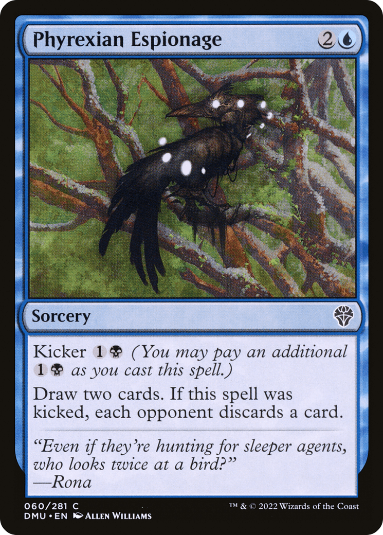Phyrexian Espionage [Dominaria United] Foil