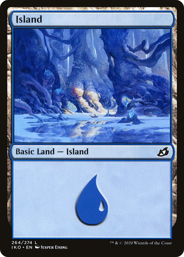Island (264) [Ikoria: Lair of Behemoths] Foil