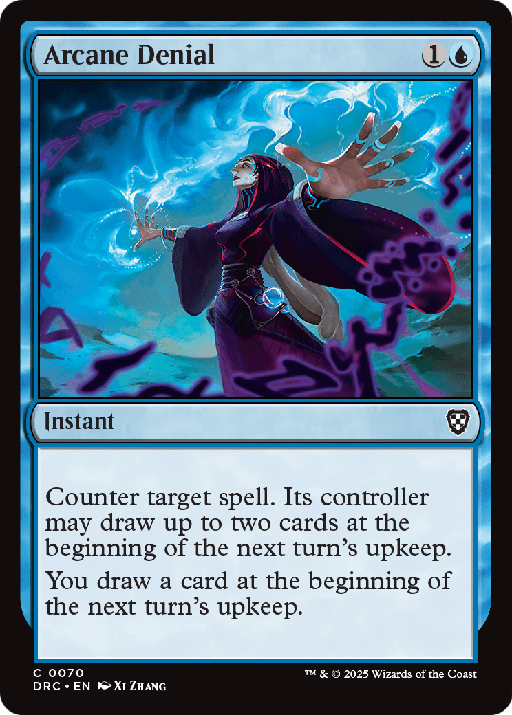 Arcane Denial (-070) [Commander: Aetherdrift]