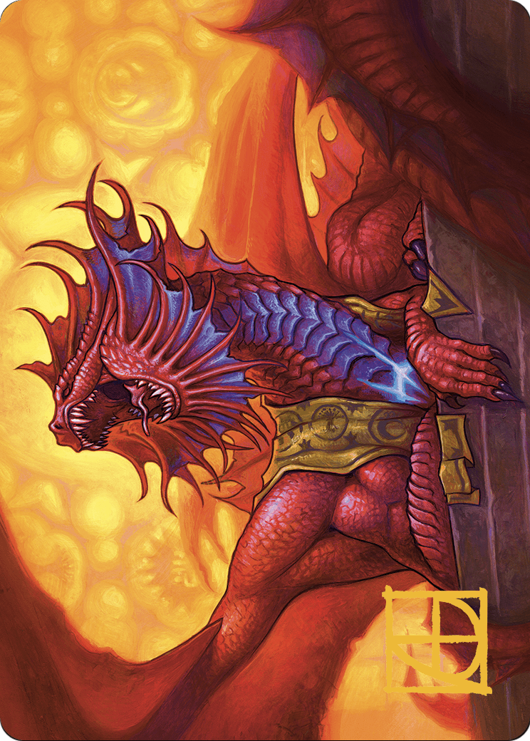 Niv-Mizzet, Guildpact // Niv-Mizzet, Guildpact (AMKM-044) - Murders at Karlov Manor Art Series (Borderless) Foil