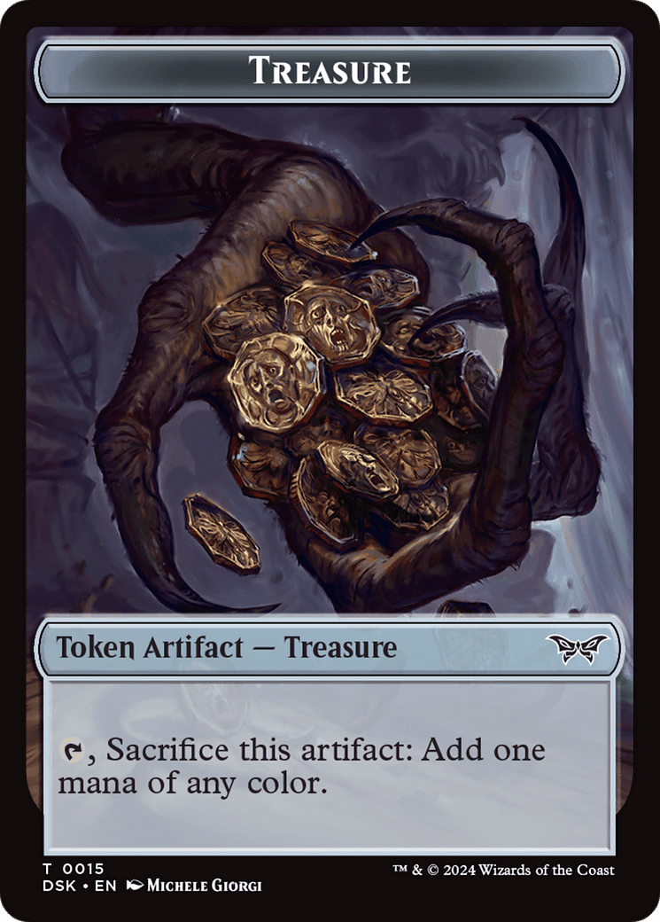 Treasure Token [Duskmourn: House of Horror Tokens] Foil
