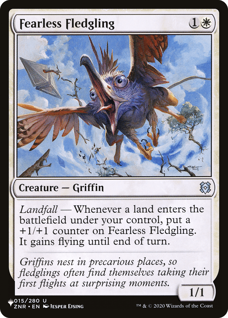 Fearless Fledgling |  (ZNR-15) [The List]