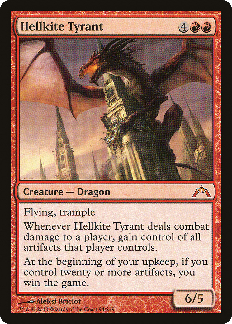Hellkite Tyrant [Gatecrash] Foil