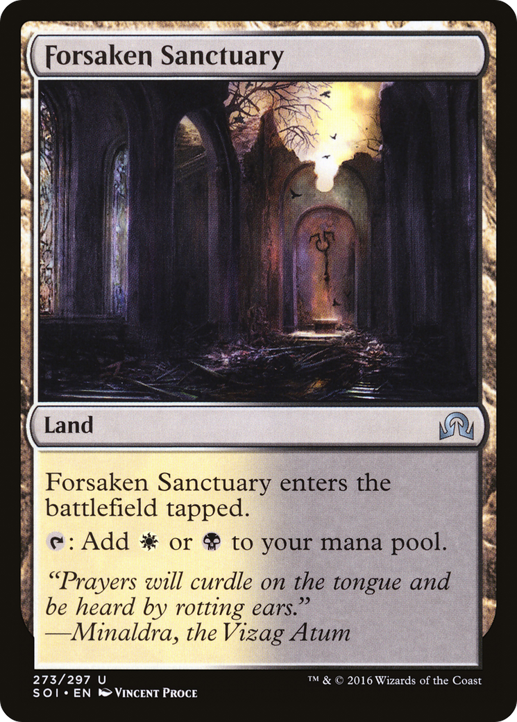 Forsaken Sanctuary [Shadows over Innistrad] Foil