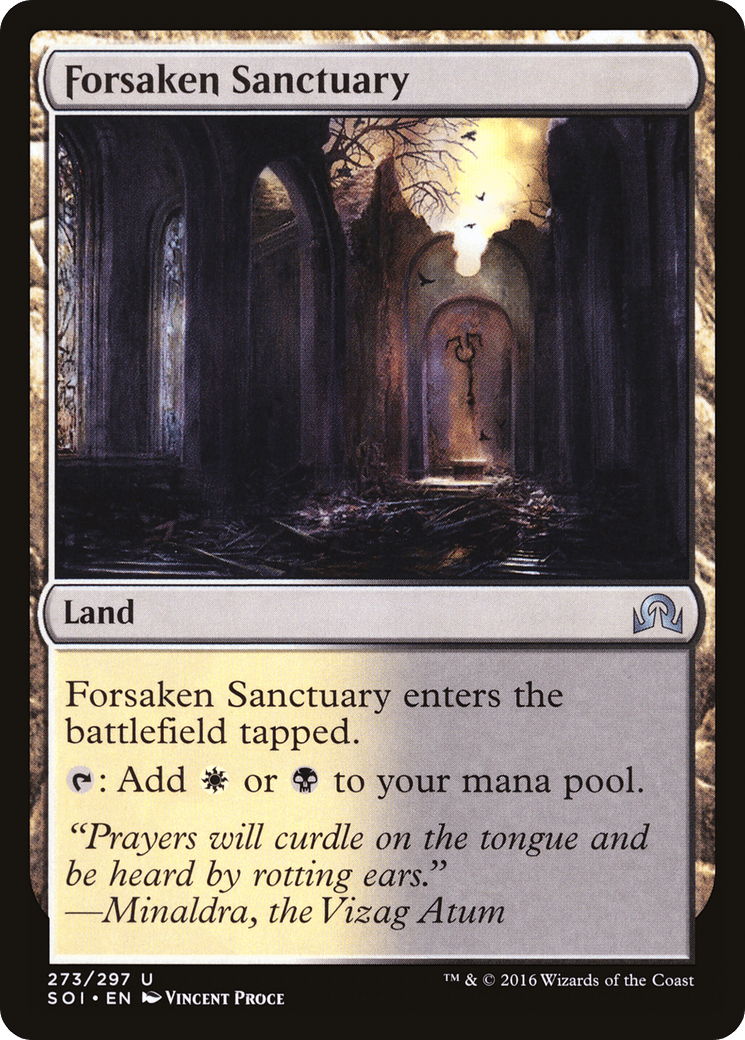 Forsaken Sanctuary [Shadows over Innistrad] Foil