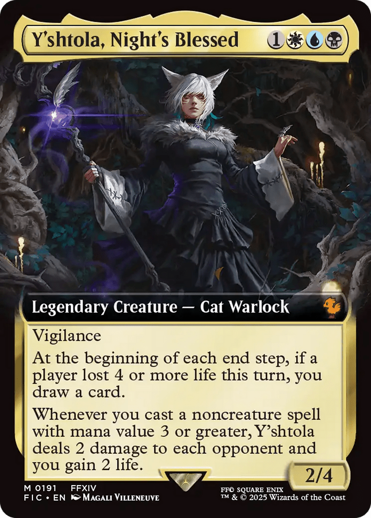 Y'shtola, Night's Blessed (Extended Art) (191) [Commander: FINAL FANTASY]