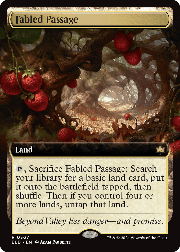 Fabled Passage (Extended Art) [Bloomburrow] Foil