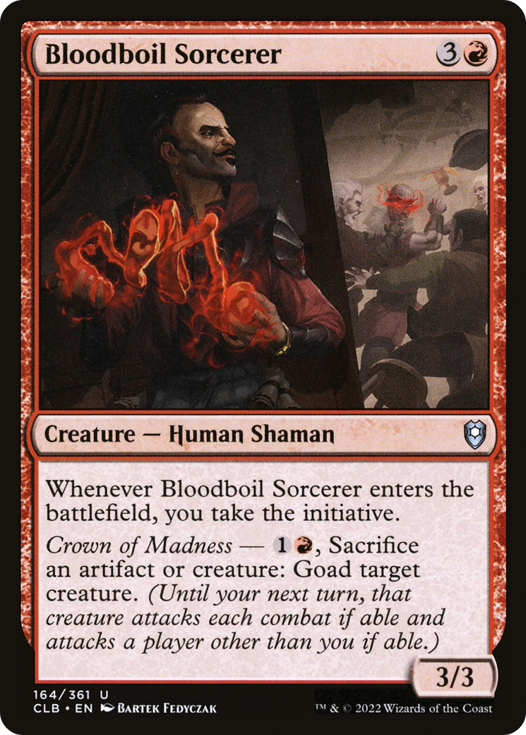 Bloodboil Sorcerer [Commander Legends: Battle for Baldur's Gate] Foil