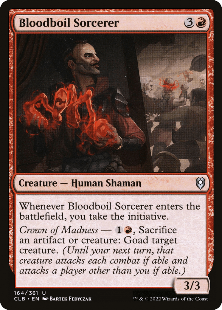Bloodboil Sorcerer [Commander Legends: Battle for Baldur's Gate] Foil
