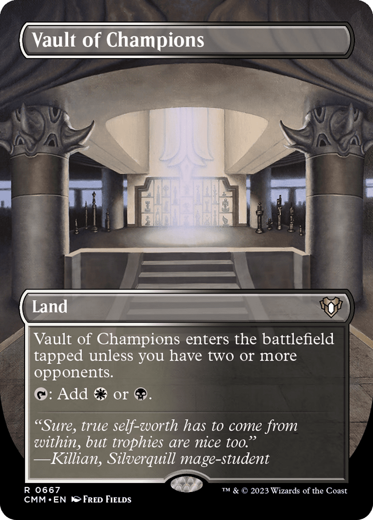 Vault of Champions (Borderless Alternate Art) [Commander Masters] Foil