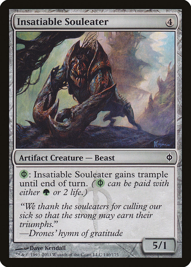 Insatiable Souleater 140/175 (New Phyrexia) 