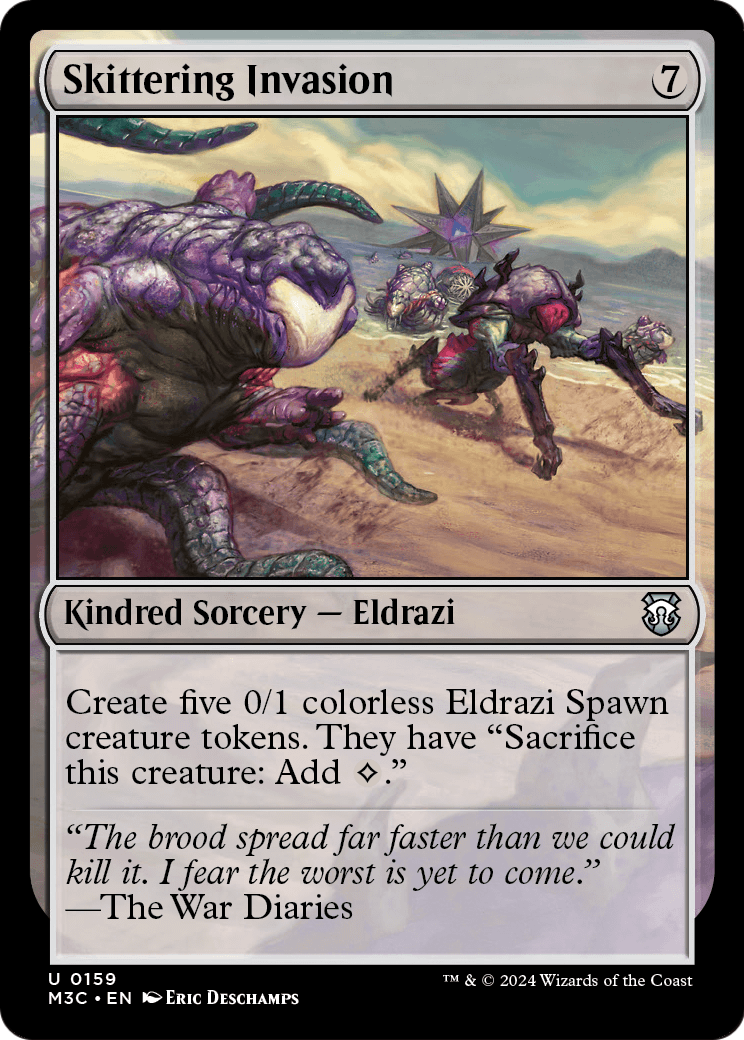 Skittering Invasion (M3C-159) - Modern Horizons 3 Commander Foil