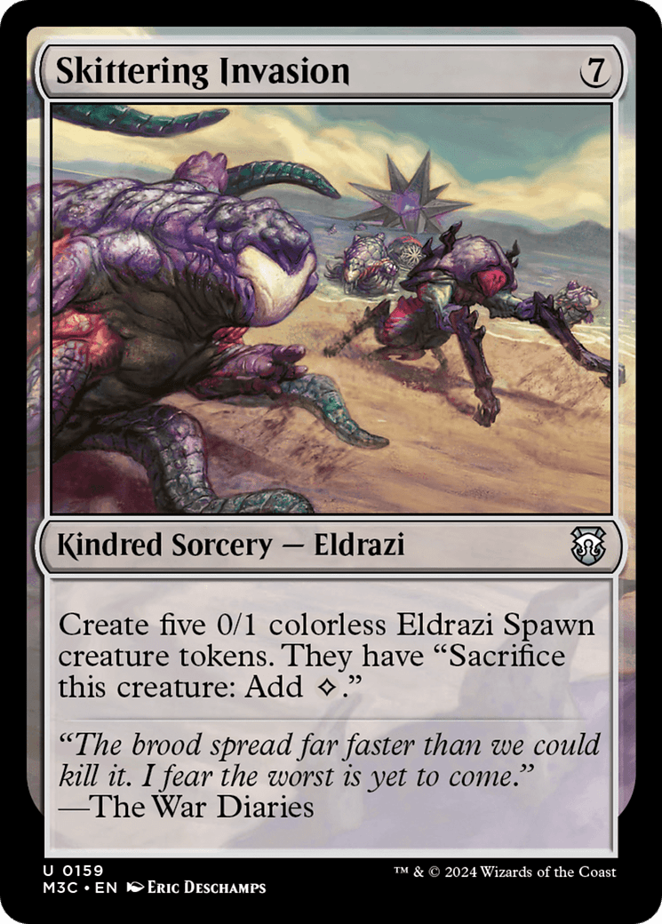 Skittering Invasion (M3C-159) - Modern Horizons 3 Commander Foil