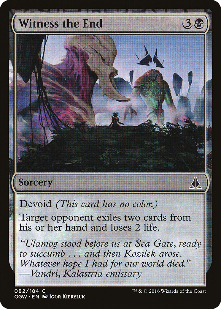 Witness the End [Oath of the Gatewatch] Foil