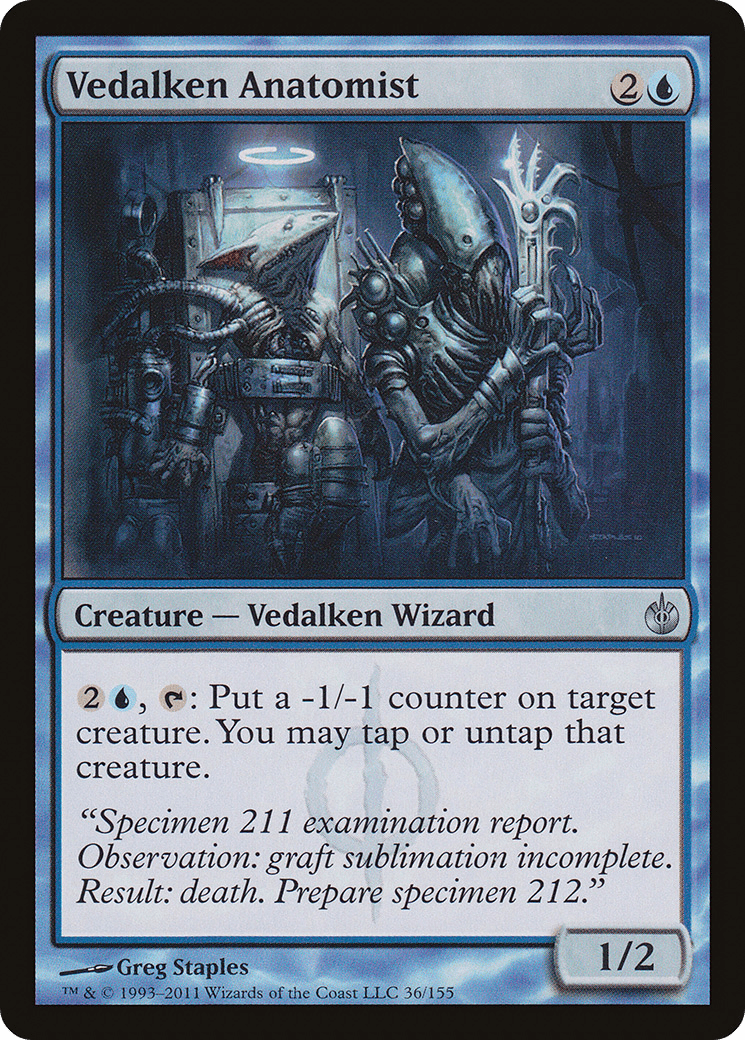 Vedalken Anatomist [Mirrodin Besieged] Foil