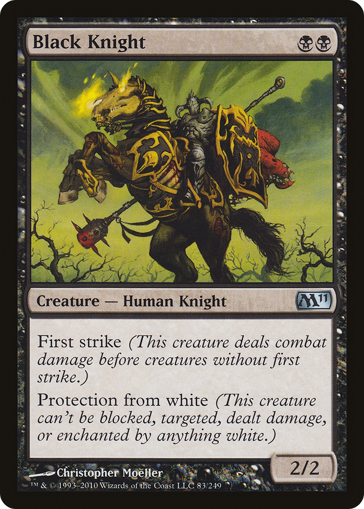 Black Knight [Magic 2011] Foil