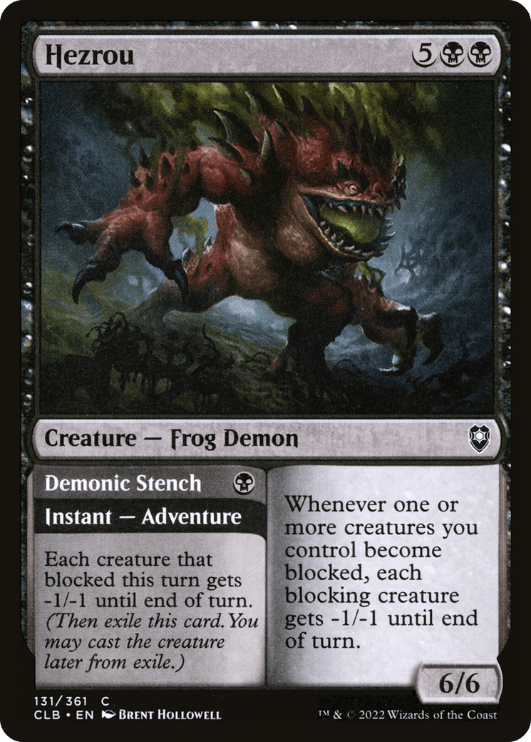 Hezrou // Demonic Stench [Commander Legends: Battle for Baldur's Gate]