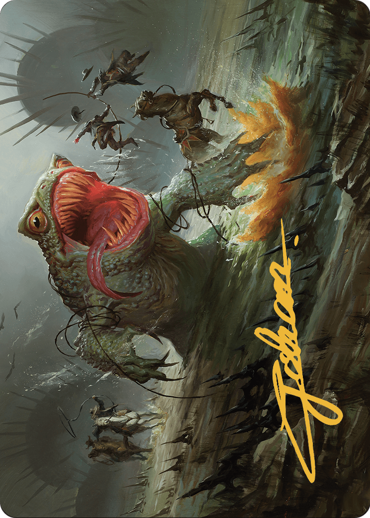 The Gitrog, Ravenous Ride // The Gitrog, Ravenous Ride (AOTJ-022) - Outlaws of Thunder Junction Art Series (Borderless) Foil
