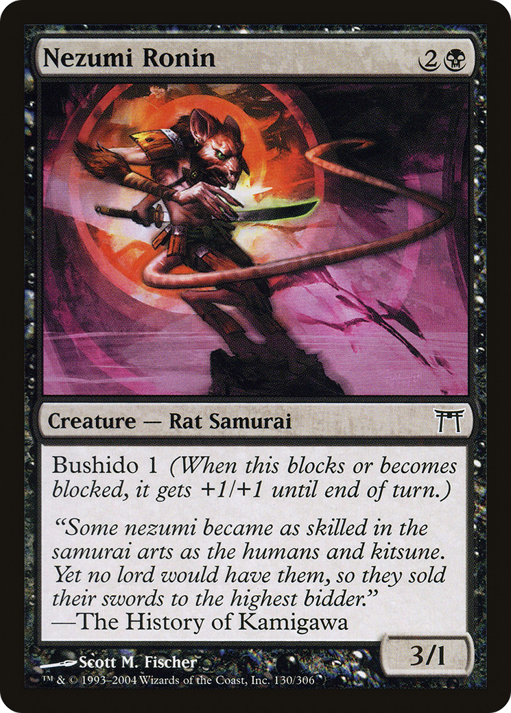 Nezumi Ronin [Champions of Kamigawa] Foil
