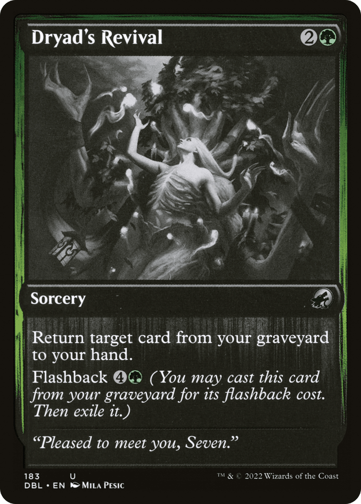 Dryad's Revival [Innistrad: Double Feature] Foil