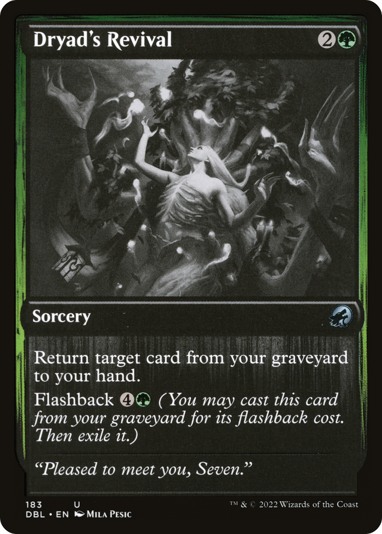 Dryad's Revival [Innistrad: Double Feature] Foil