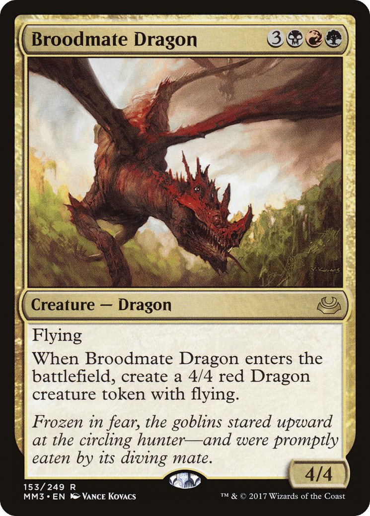 Broodmate Dragon [Modern Masters 2017] Foil