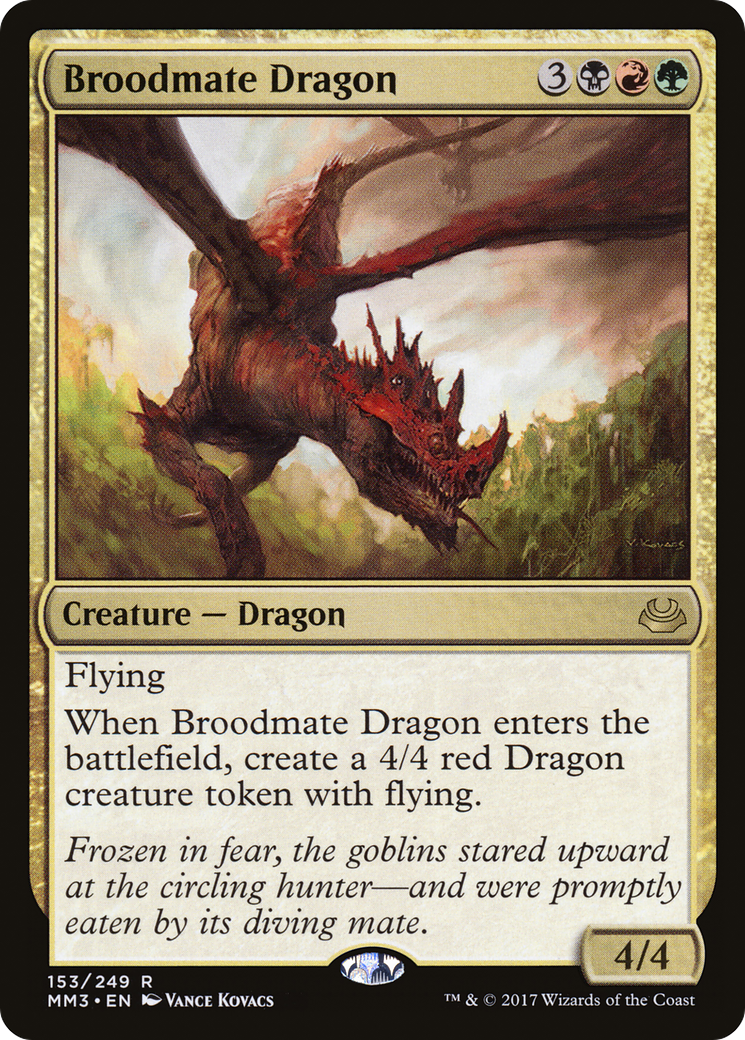 Broodmate Dragon [Modern Masters 2017] Foil