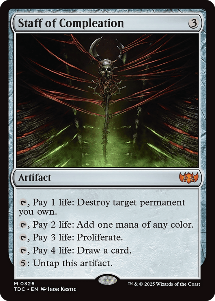Staff of Compleation (326) [Commander: Tarkir: Dragonstorm]