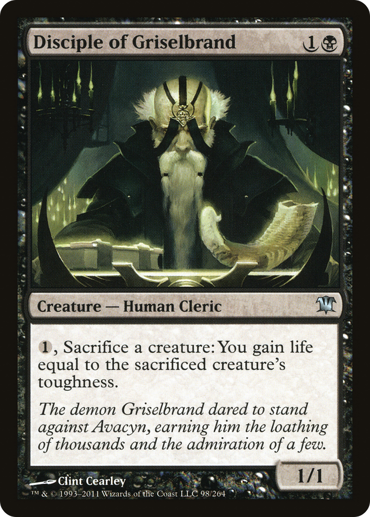 Disciple of Griselbrand [Innistrad] Foil