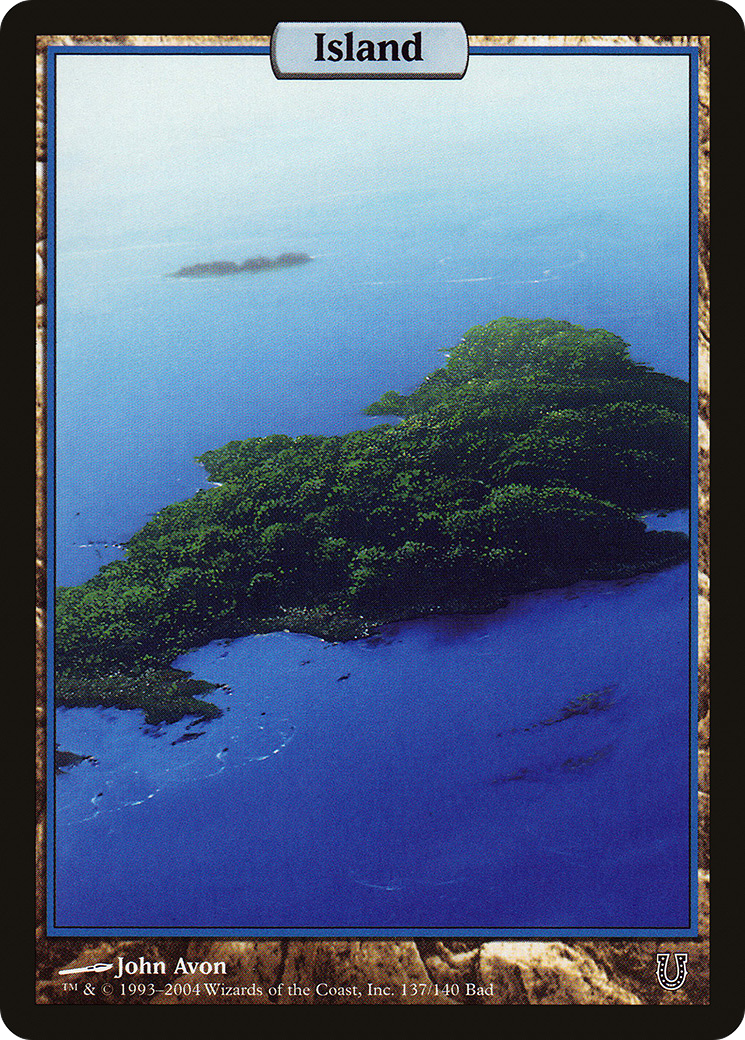 Island (137) [Unhinged] Foil