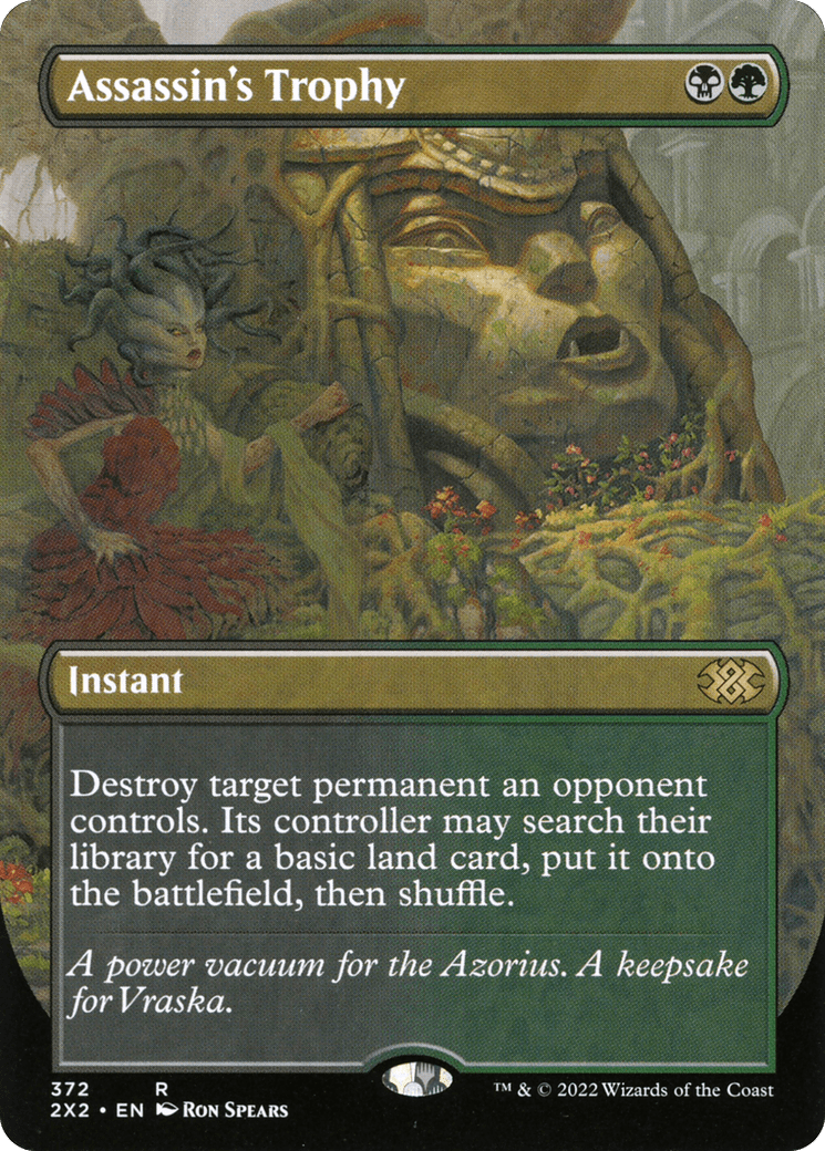 Assassin's Trophy (Borderless Alternate Art) [Double Masters 2022] Foil