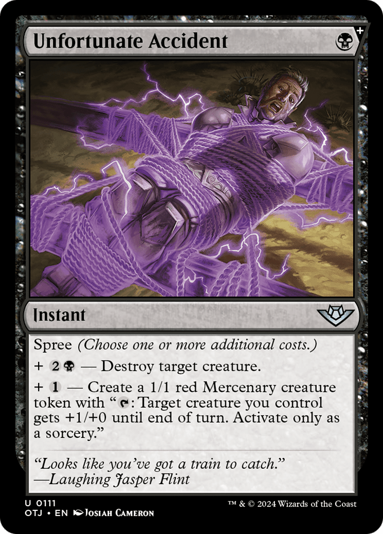 Unfortunate Accident [Outlaws of Thunder Junction] Foil