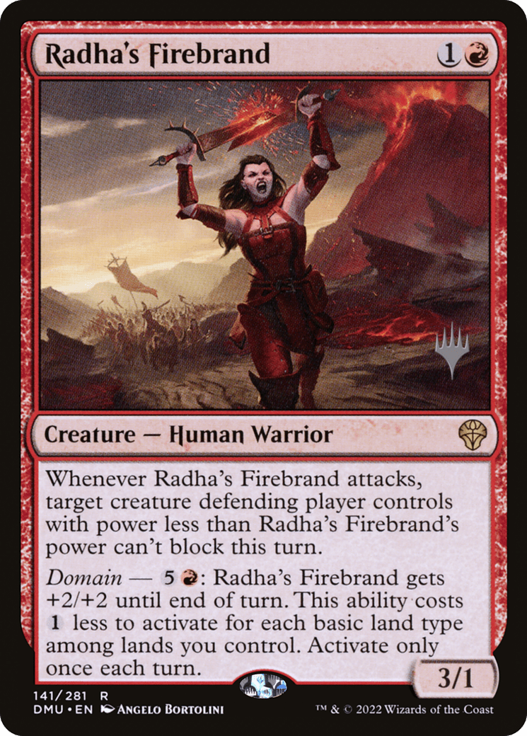 Radha's Firebrand (Promo Pack) [Dominaria United Promos] Foil