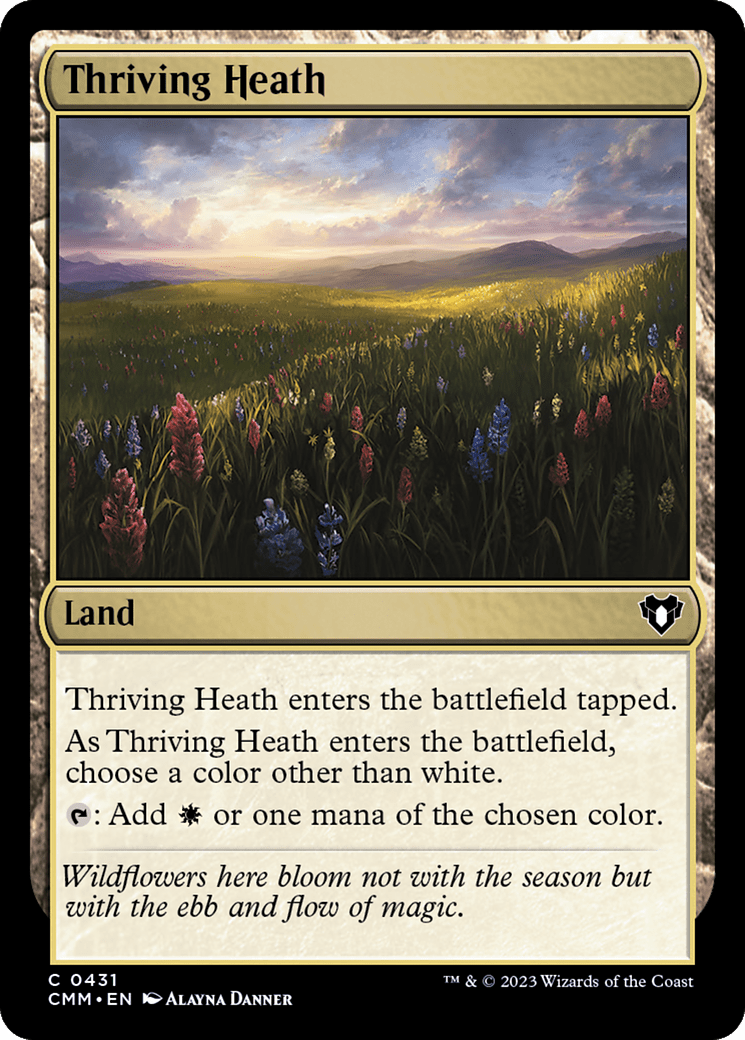 Thriving Heath [Commander Masters] Foil
