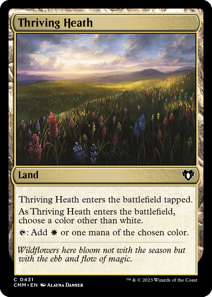 Thriving Heath [Commander Masters] Foil