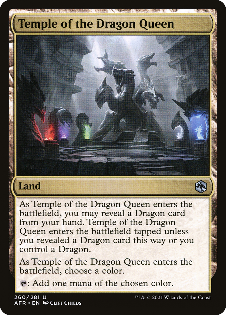Temple of the Dragon Queen [Dungeons & Dragons: Adventures in the Forgotten Realms] Foil