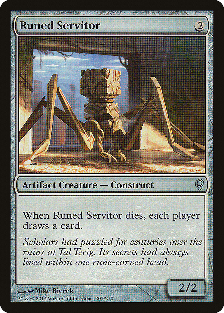 Runed Servitor [Conspiracy] Foil