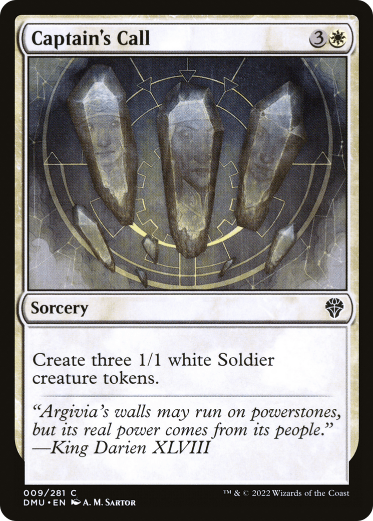 Captain's Call [Dominaria United] Foil