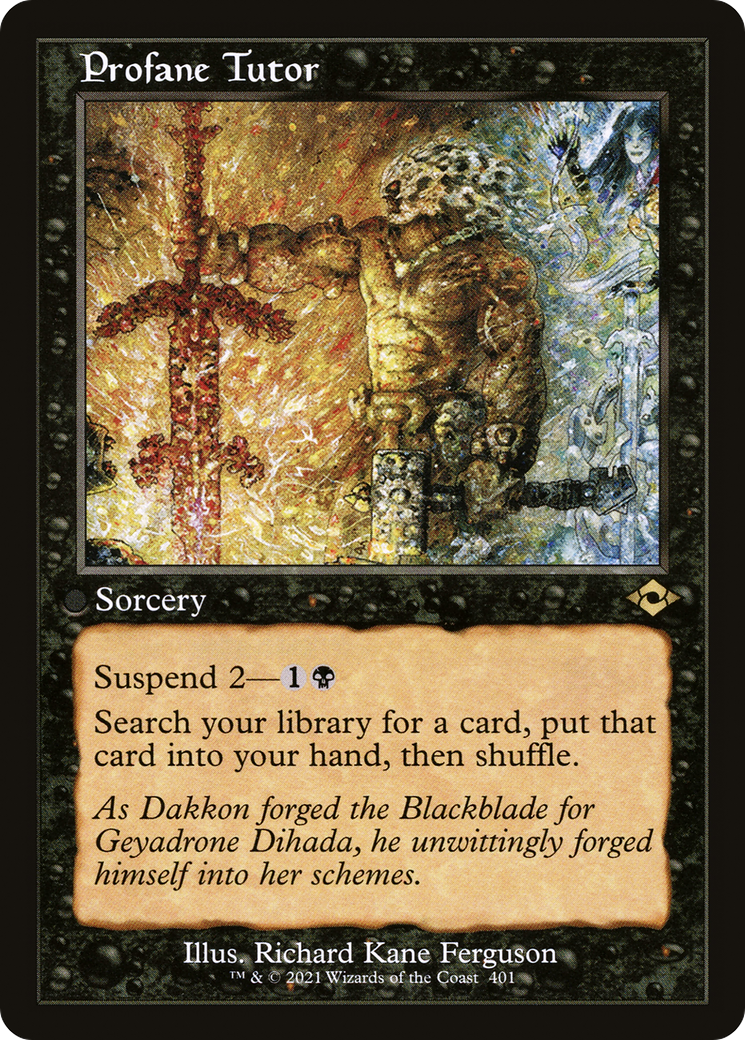 Profane Tutor (Retro) [Modern Horizons 2] Foil