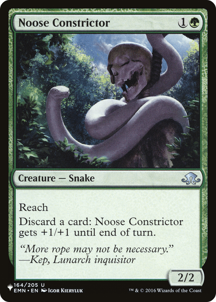 Noose Constrictor |  (EMN-164) [The List]