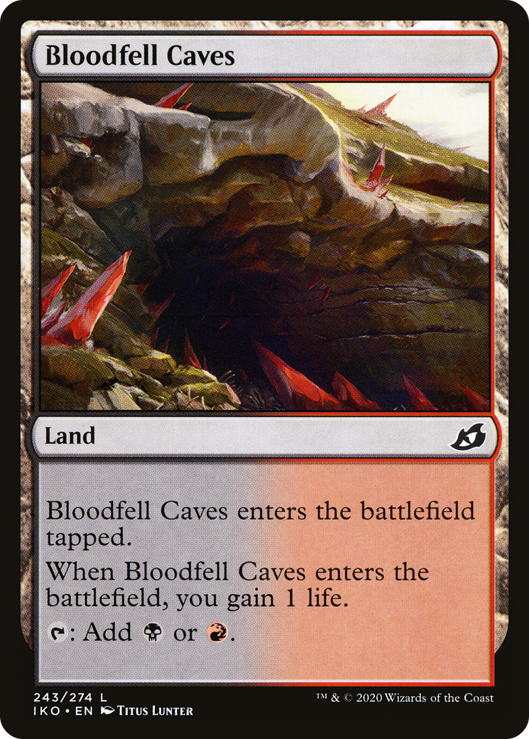 Bloodfell Caves [Ikoria: Lair of Behemoths] Foil